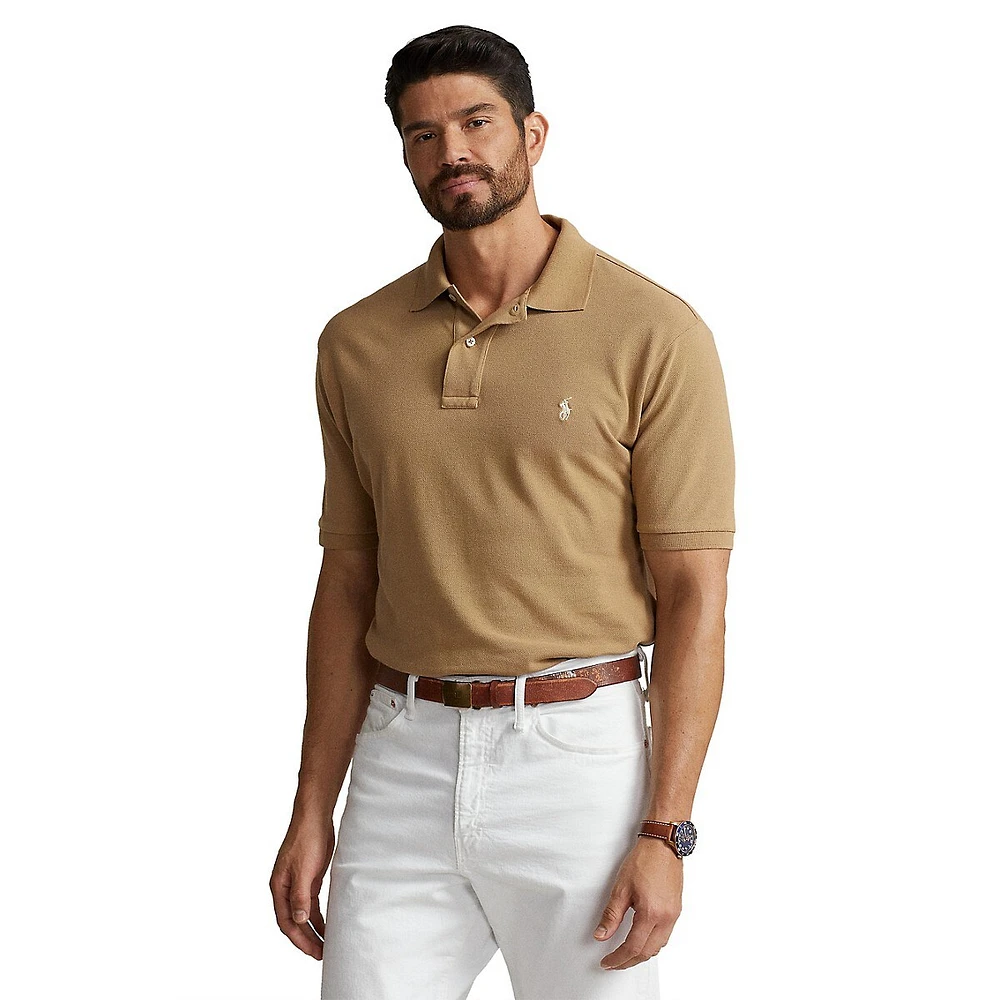 Big & Tall Mesh Polo Shirt