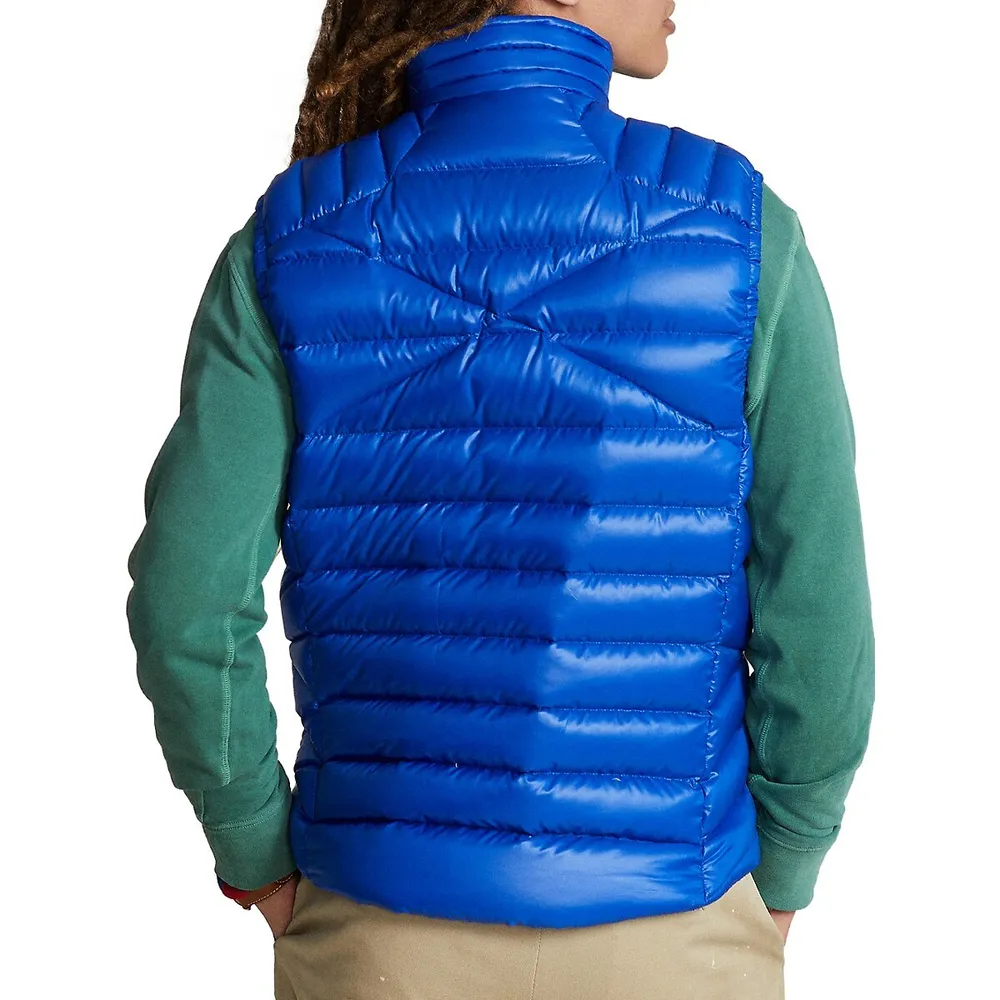 Duck Down Channel-Quilted Vest