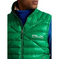 Packable Duck Down Channel-Quilted Vest