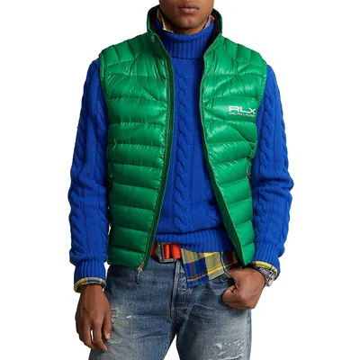 Packable Duck Down Channel-Quilted Vest