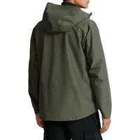 Water-Repellent Hooded Jacket