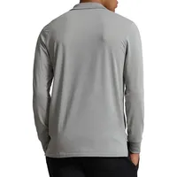 Performance Jersey Long-Sleeve Polo Shirt