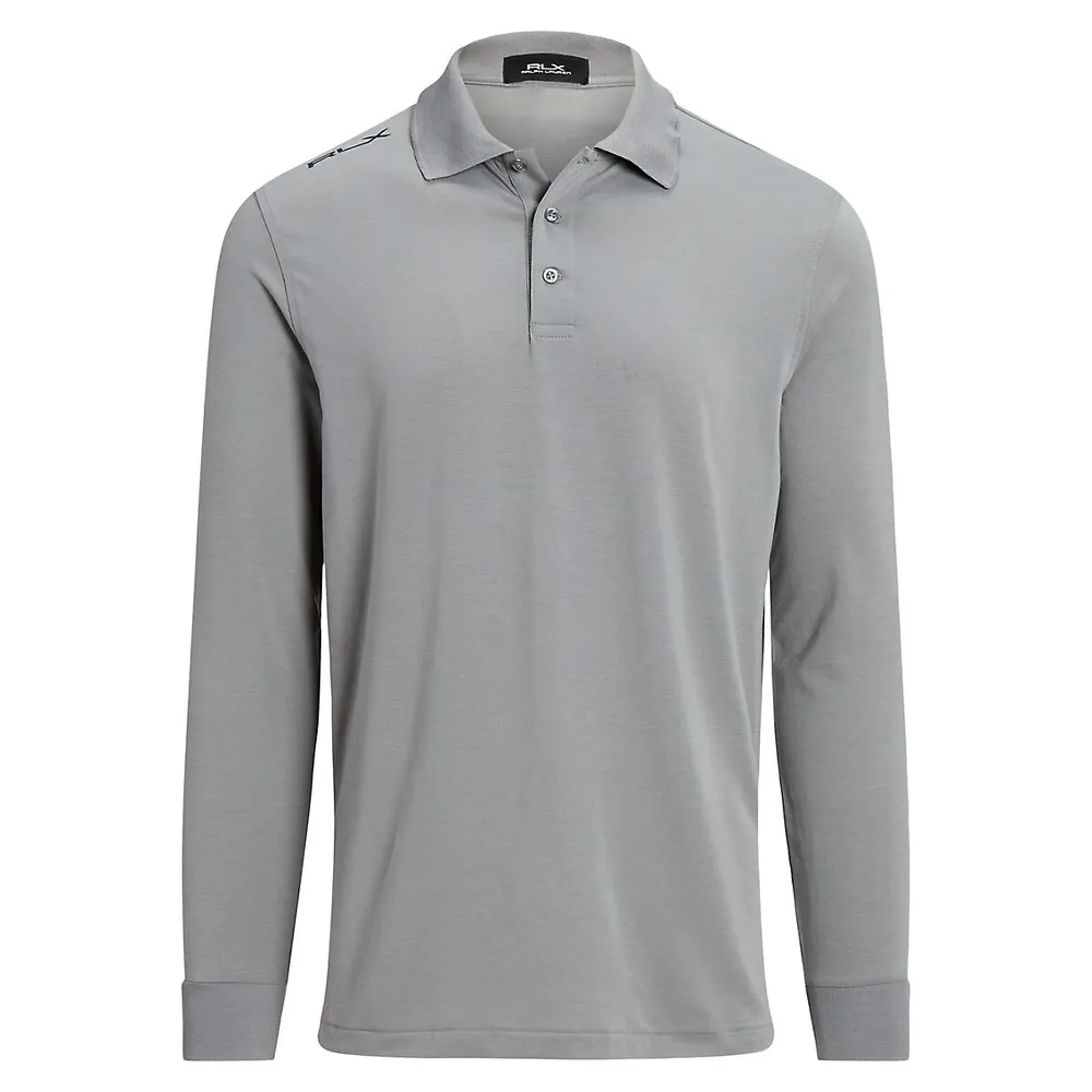 Performance Jersey Long-Sleeve Polo Shirt