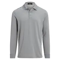 Performance Jersey Long-Sleeve Polo Shirt