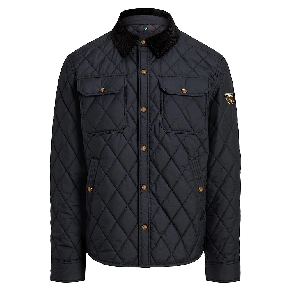 Water-Repellent Quilted Jacket