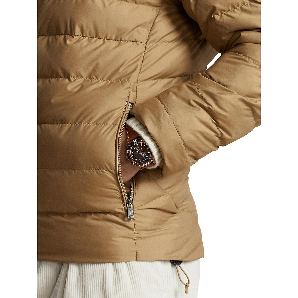 Packable Down-Alternative Quilted Jacket