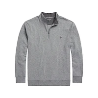 Luxury Jersey Quarter-Zip Pullover