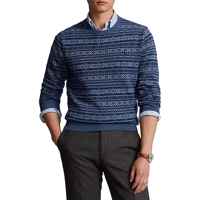 Fair Isle Wool Sweater