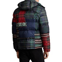 Printed Water-Repellent Down Jacket