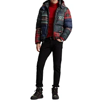 Printed Water-Repellent Down Jacket