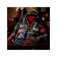 Printed Water-Repellent Down Jacket