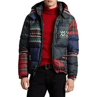 Printed Water-Repellent Down Jacket