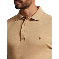 Big & Tall Soft Cotton Long-Sleeve Polo Shirt