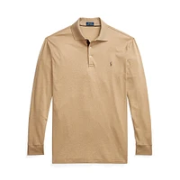 Big & Tall Soft Cotton Long-Sleeve Polo Shirt