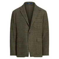 Modern-Fit Glen Plaid Twill Sportcoat