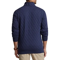 Big & Tall Quilted Double-Knit Pullover