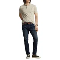 Custom Slim-Fit Mesh Polo Shirt