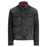 Reversible Denim-Flannel Trucker Jacket