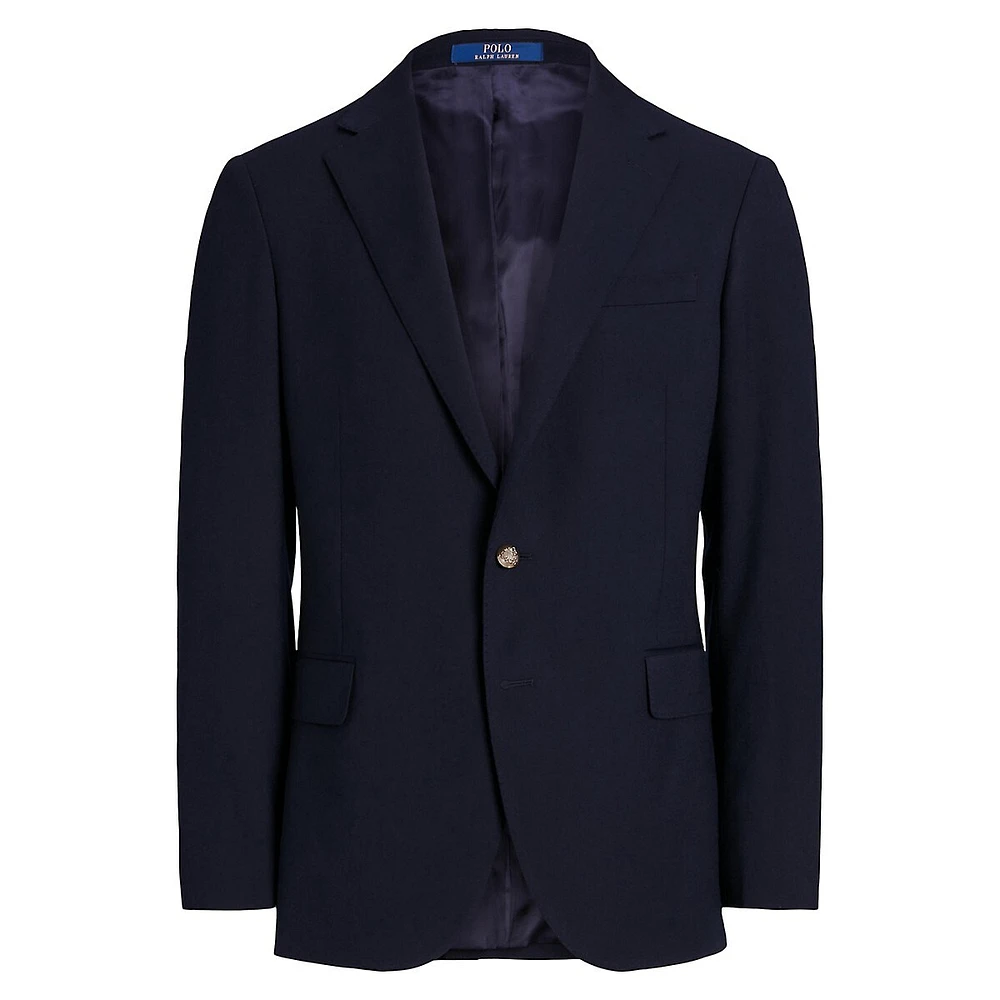 Modern-Fit Gabardine Blazer