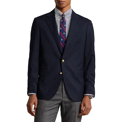 Modern-Fit Gabardine Blazer