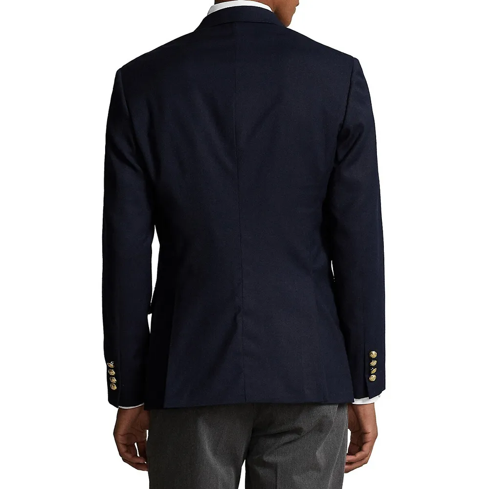 Polo Classic Wool-Blend Gabardine Blazer