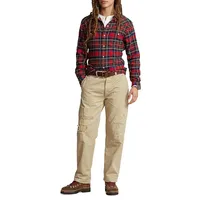 Plaid Twill Western Shirt