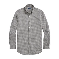 Classic-Fit Plaid Twill Shirt