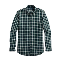 Classic-Fit Plaid Twill Shirt