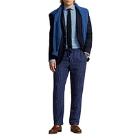 Prepster Classic-Fit Pinstriped Twill Pants