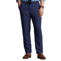 Prepster Classic-Fit Pinstriped Twill Pants