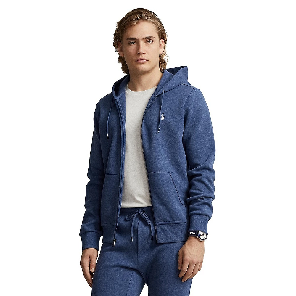 Double-Knit Full-Zip Hoodie