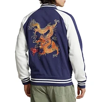 Lunar New Year Embroidered Fleece Jacket