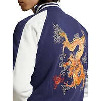 Lunar New Year Embroidered Fleece Jacket