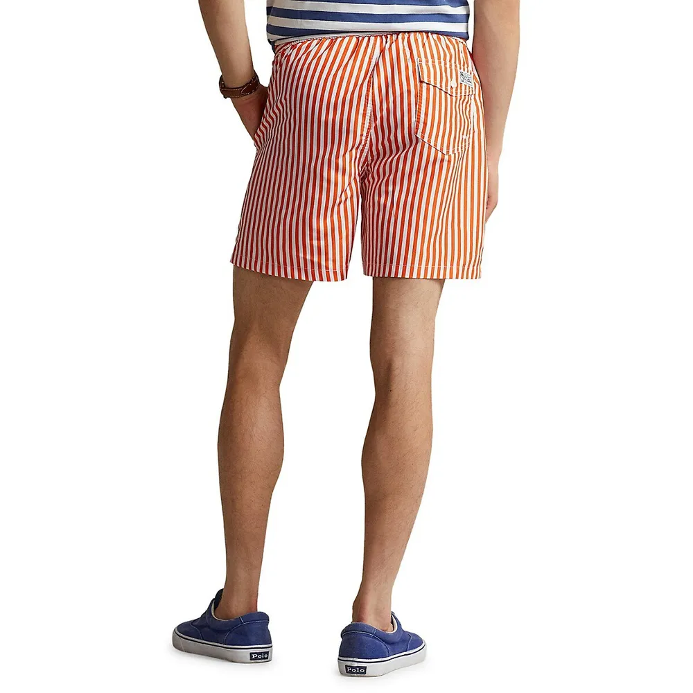 Traveler Classic Striped Swim Trunks