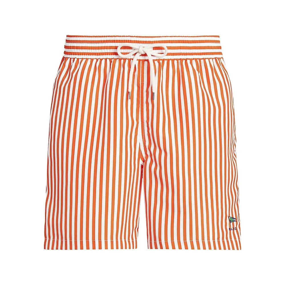 Traveler Classic Striped Swim Trunks