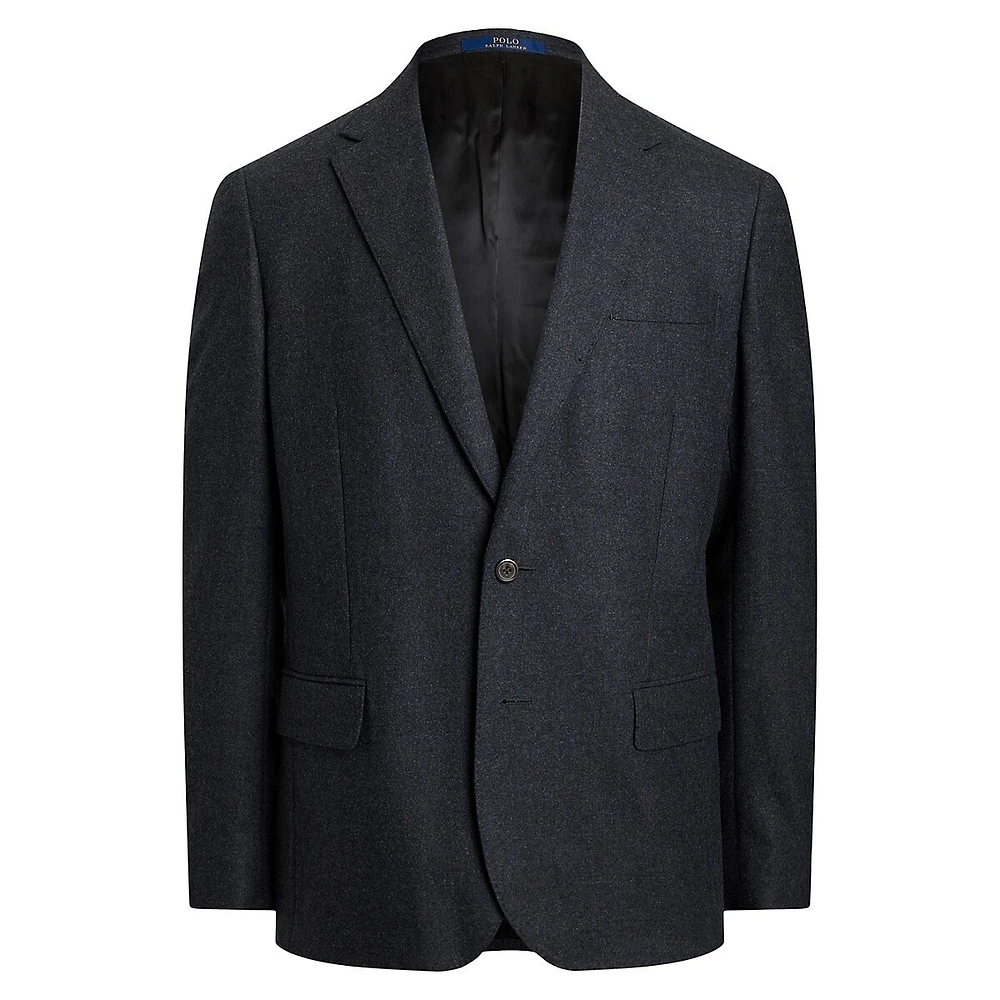 Polo Modern-Fit Wool-Blend Flannel Jacket