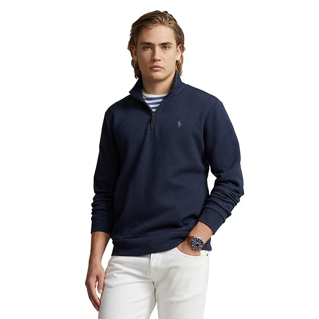 Polo Ralph Lauren men's Big & Tall Double-Knit Mesh Quarter-Zip Pullover  Size: 3XB: Buy Online in the UAE, Price from 635 EAD & Shipping to Dubai