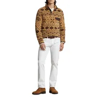 Fair Isle Brushed Fleece Pullover