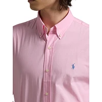 Classic-Fit Stretch Poplin Shirt