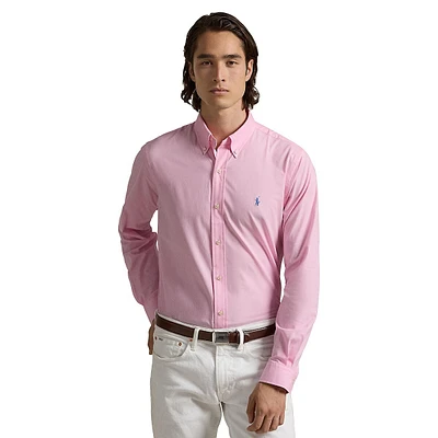 Classic-Fit Stretch Poplin Shirt