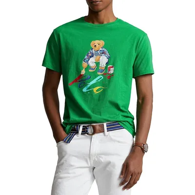 Classic-Fit Polo Bear Jersey T-Shirt