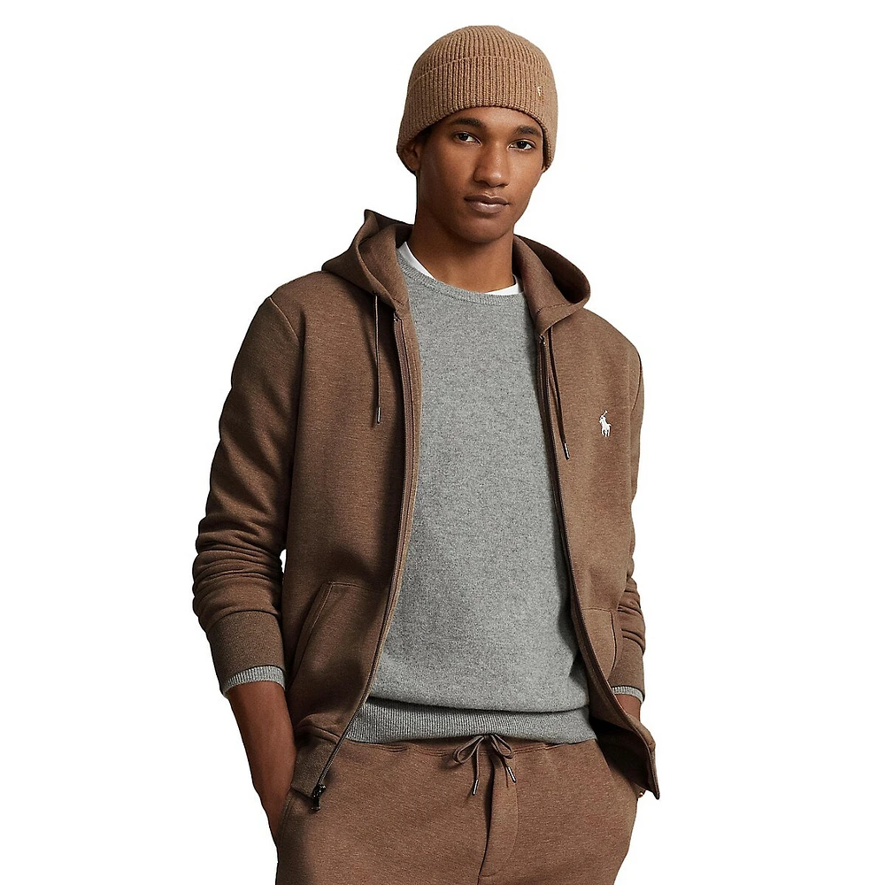 Double-Knit Full-Zip Hoodie