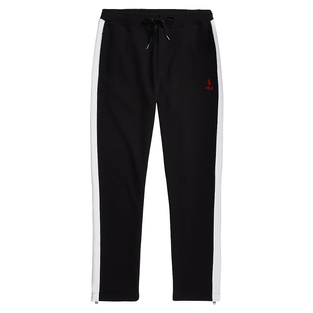 Double-Knit Mesh Track Pants