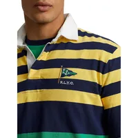 Classic-Fit Striped Jersey Rugby Shirt