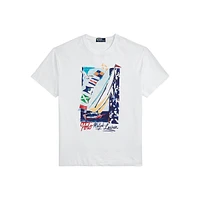 ​Classic-Fit Sailboat Jersey T-Shirt