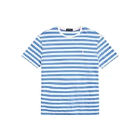 Custom Slim-Fit Striped Jersey T-Shirt