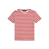 Custom Slim-Fit Striped Jersey T-Shirt