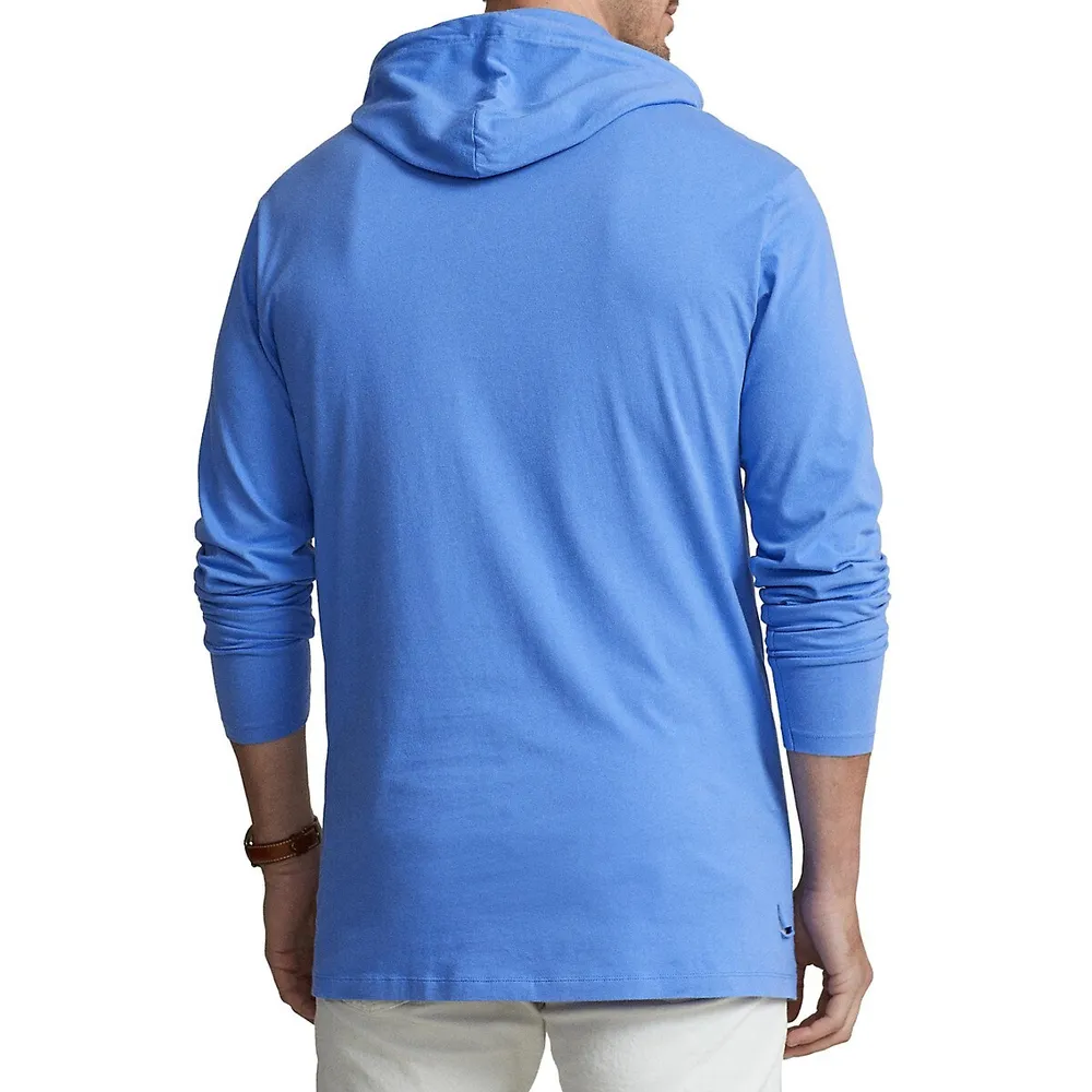 Big & Tall Jersey Hooded T-Shirt