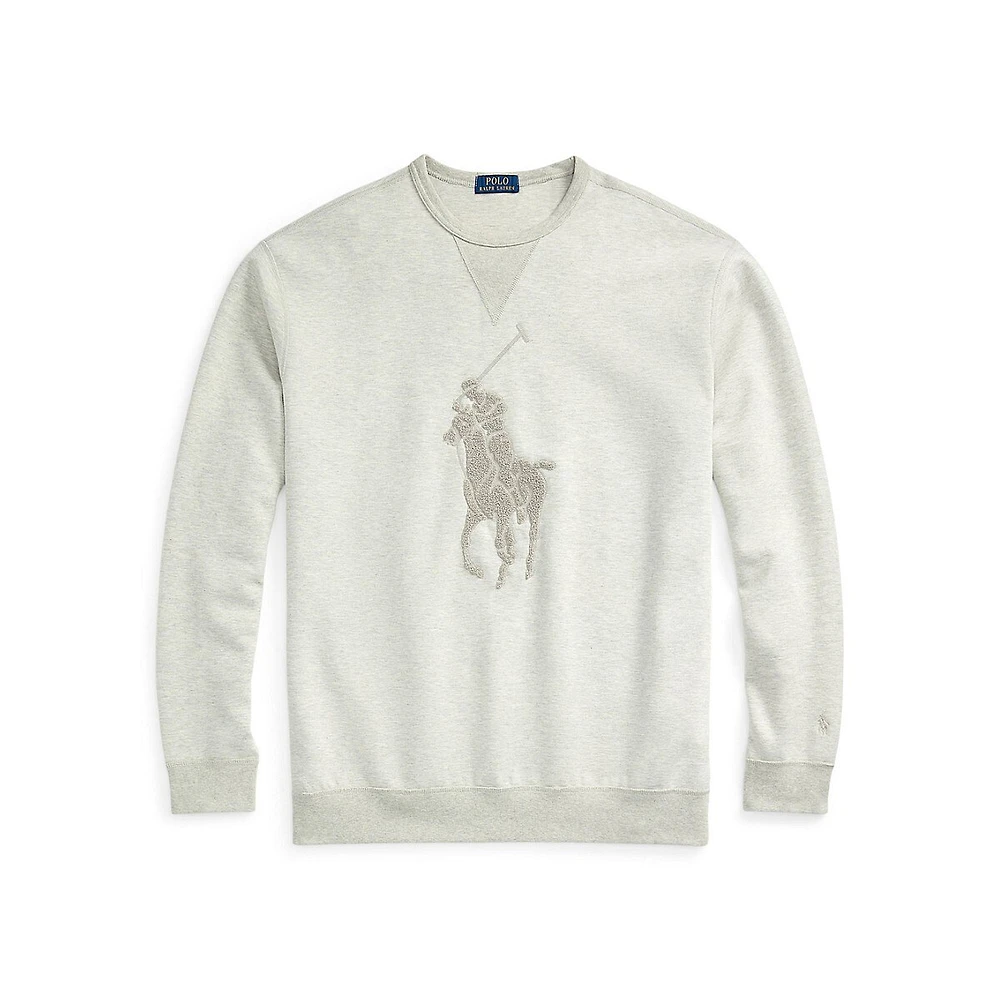 Big & Tall Pony Double-Knit Sweatshirt