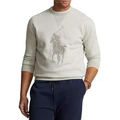 Big & Tall Pony Double-Knit Sweatshirt